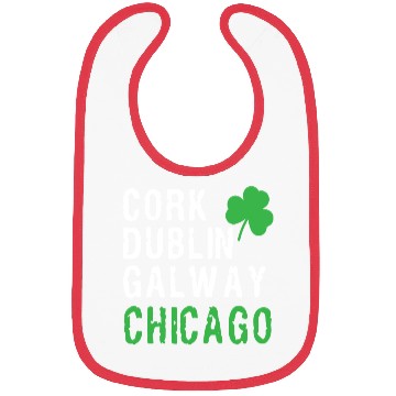 Discover Chicago St Patricks Day Irish Cities Chicago Shamr Bibs