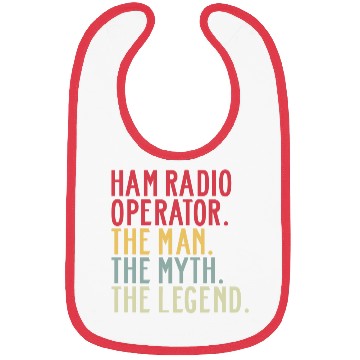 Discover Ham Radio Operator Man Myth Legend Bibs