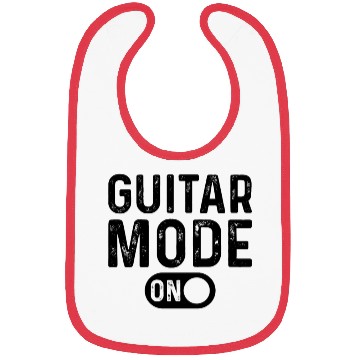 Discover Guitar Mode On - Playing Guitar Player Guitarist Bibs