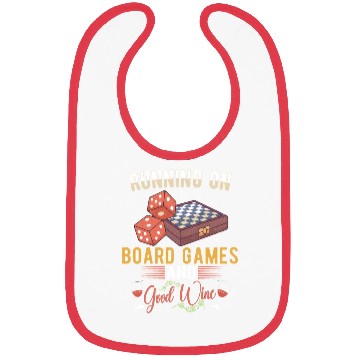 Discover Wine Board Games Chess Board Game Player Gambling Bibs