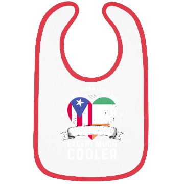 Discover Puerto Rico Flag Ireland Mom Mothers Day Women Bibs