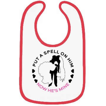Discover Put A Spell On Him Now He's Mine - Bride Bibs