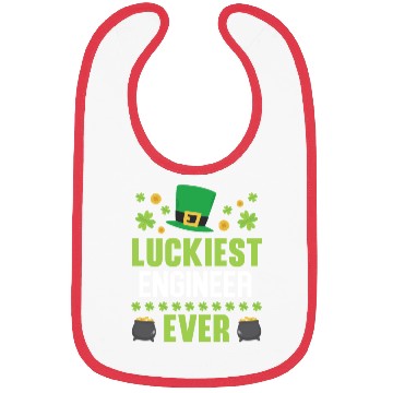 Discover Luckiest Engineer Ever St. Patrick's Saint Pattys Bibs