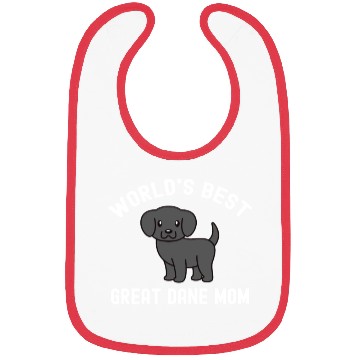 Discover World's Best Great Dane Mom Bibs