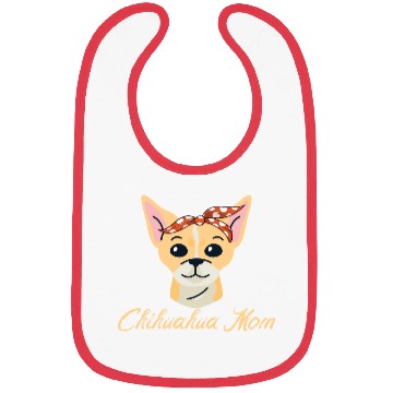 Discover Chihuahua Mom Dog Pet Lover Gift Idea Bibs