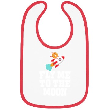 Discover fly to the moon Bibs