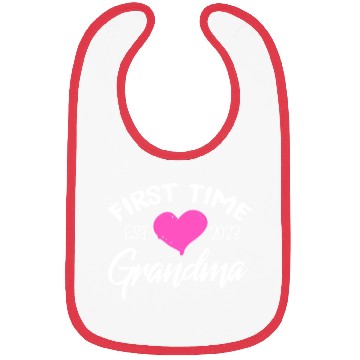 Discover First Time Grandma Est. 2023 Bibs