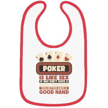 Discover Poker Casino Poker Player Gambling Roulette Bibs