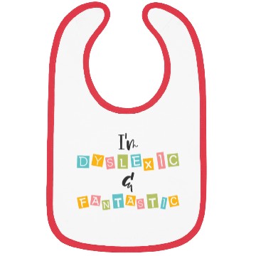 Discover Dyslexia Awareness Colorful Learning Disability Bibs