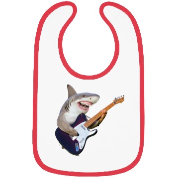 Discover Shark jamming on an electric guitar Bibs