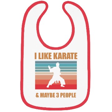 Discover I Like Karate and maybe 3 People Bibs