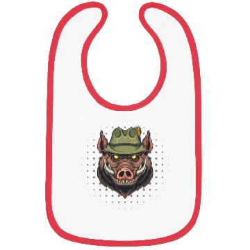 Discover Wild Boar Hunter Hunting Forest Bibs