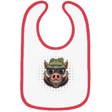 Discover Wild Boar Hunter Hunting Forest Bibs