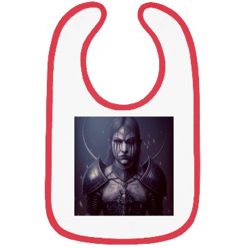 Discover Mashup Female Vampire & Dark Fantasy Knight Bibs