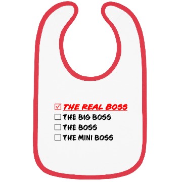 Discover THE REAL BOSS Bibs