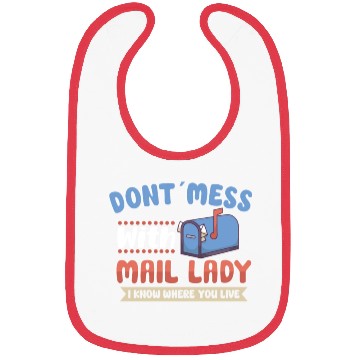 Discover Postal Worker Mail Lady Mail Carrier Postal Bibs