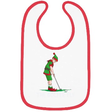 Discover The Golfer Elf Golf Christmas Golfing Bibs