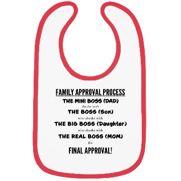 Discover FAMILY APPROVAL PROCESS Bibs