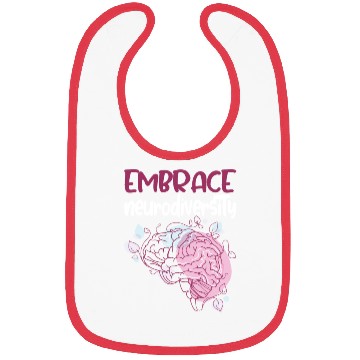Discover embrace neurodiversity - Embrace ADHD Autism ASD. Bibs