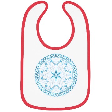 Discover Snowflake Floral Bibs