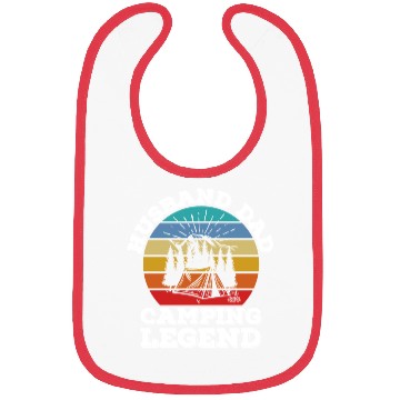 Discover Husband Dad Camping Legend Bibs
