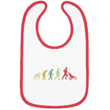 Discover Father Running With Baby Carriage Evolution Bibs