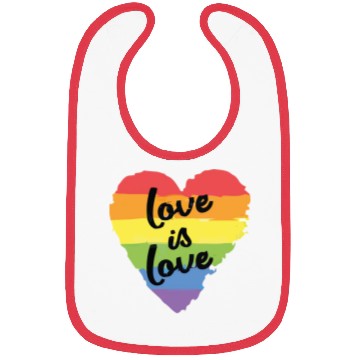 Discover love is love Bibs