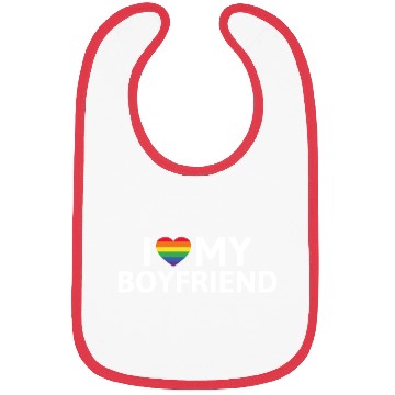Discover I Love My Boyfriend Bibs