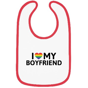 Discover I Love My Boyfriend Bibs