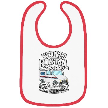 Discover Mail Men Mail Carrier Postal Worker Postman Bibs