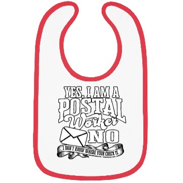 Discover Mail Men Mail Carrier Postal Worker Postman Bibs