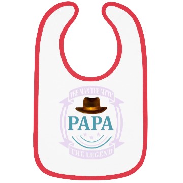 Discover Papa the Man the Myth the Legend Bibs