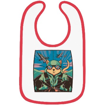 Discover Fighter jet pilot-cat Fighter jet pilot-cat inspir Bibs