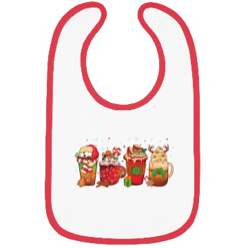 Discover Hot Chocolate Cup Peppermint Mocha Bibs