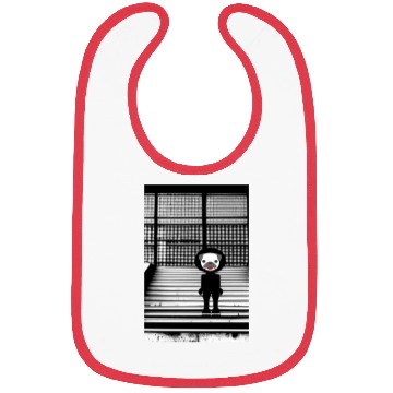 Discover Cute Pug in Bibs Standing on the Steps - Street