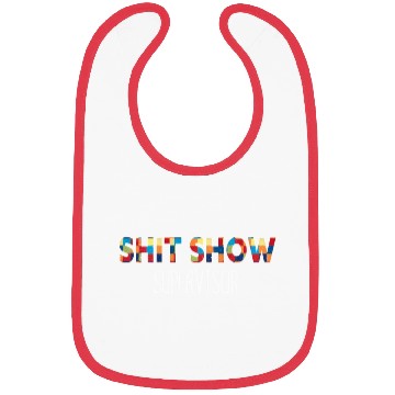 Discover Shit Show Supervisor Funny Mom Boss Manager Bibs
