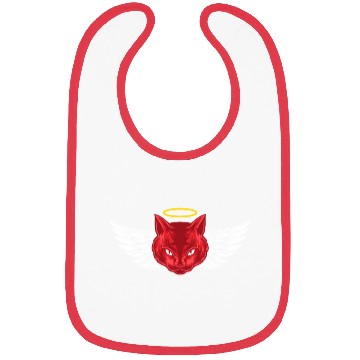 Discover Angel and devil cat Bibs
