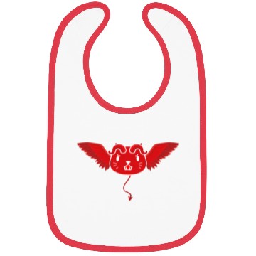Discover Cute devil cat Bibs