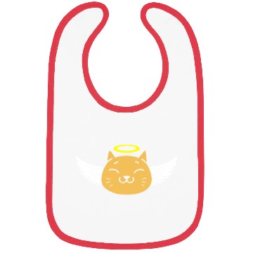 Discover Cute angel cat Bibs