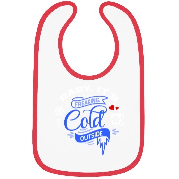 Discover Baby It's Freaking Cold Weather Outside Winter Bibs