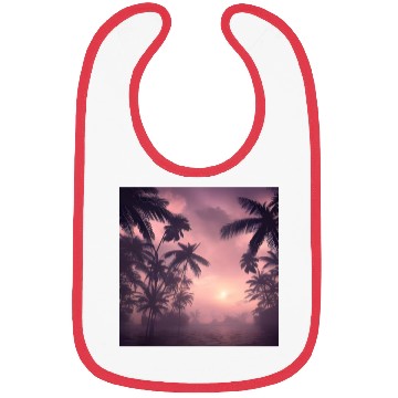 Discover Evening among palm trees Bibs