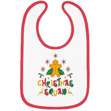 Discover Christmas squad. Bibs
