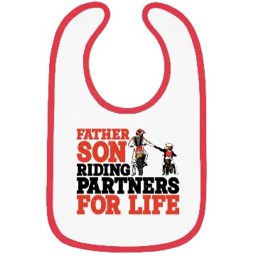 Discover Father Son, Riding Partners For Life 3 Bibs