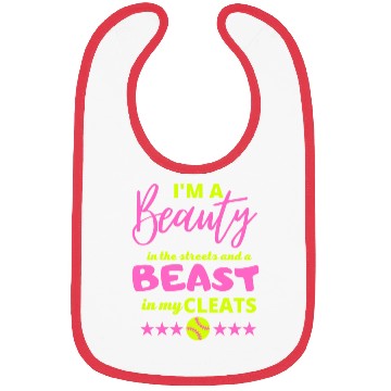 Discover im a beauty in the streets and a beast in my cleat Bibs
