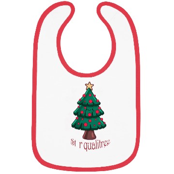 Discover Christmas tree-star qualitree Bibs