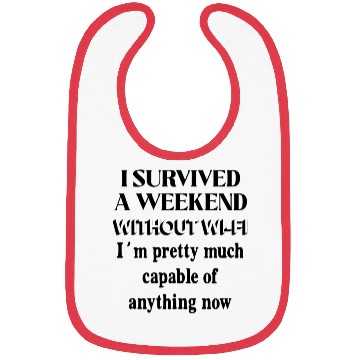 Discover Funny Internet I survived a Weekend without Wi-fi Bibs