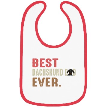 Discover Best Dachshund Dad Ever Bibs