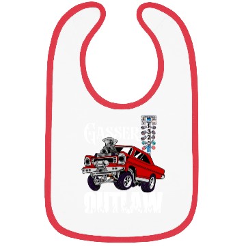 Discover Gasser Outlaw Class Vintage Drag Racing Race Car Bibs