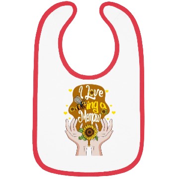 Discover Memaw Simple Bibs, I Love Being A Memaw Bee