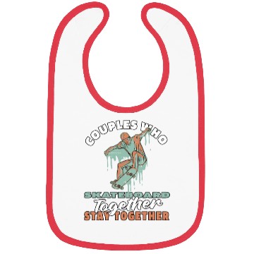 Discover Skateboard Skater Couple Bibs